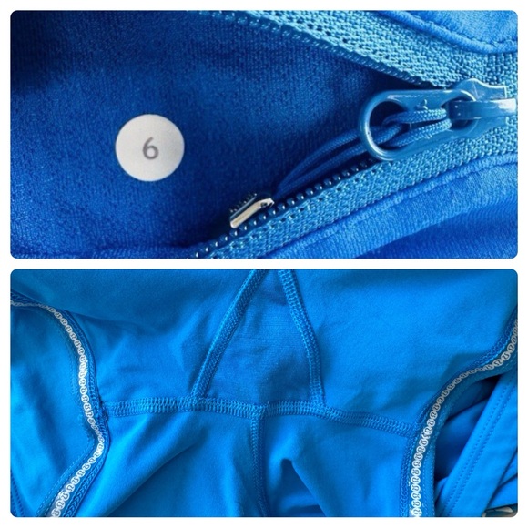 RARE Lululemon Run: Chase Me Skirt sz.6 Blue Lace - Picture 9 of 10